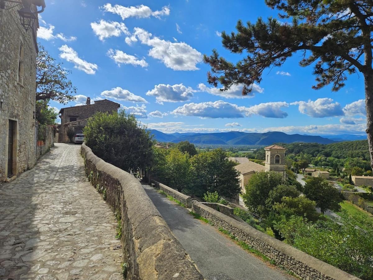 Gite "La Cachette"- Mirmande - Bagian luar foto